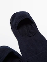 Lot 3 paires de socquettes invisibles en coton mélangé
