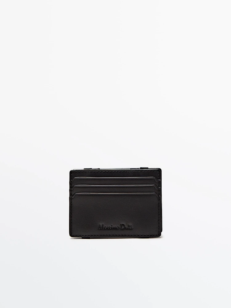 Leather card holder