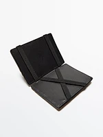 Leather card holder