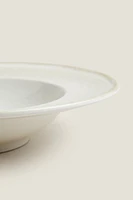 STONEWARE PASTA PLATE