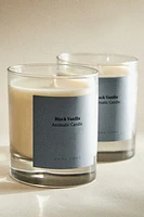 G) BLACK VANILLA SCENTED CANDLE