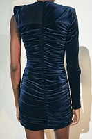 CUT OUT VELVET DRESS ZW COLLECTION