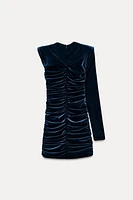 CUT OUT VELVET DRESS ZW COLLECTION