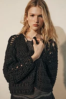 OPEN KNIT CARDIGAN