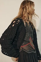 OPEN KNIT CARDIGAN