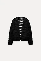 OPEN KNIT CARDIGAN