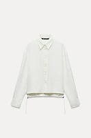 CREPE TIE SHIRT