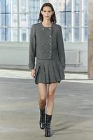 WOOL BLEND BUTTONED JACKET ZW COLLECTION