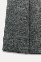 BOX PLEAT WOOL BLEND SKIRT ZW COLLECTION