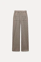 PLAID PANTS ZW COLLECTION