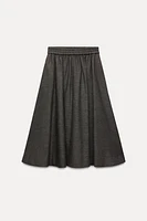 MIDI CAPE SKIRT ZW COLLECTION