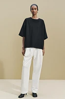 PLEATED JOGGING PANTS