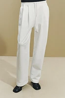 PLEATED JOGGING PANTS