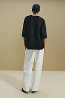 PLEATED JOGGING PANTS