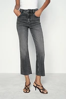 HIGH-WAISTED MINI FLARE JEANS Z1975