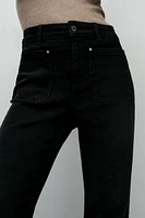 HIGH-WAISTED MINI FLARE JEANS Z1975