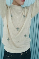 JEWEL KNIT SWEATER