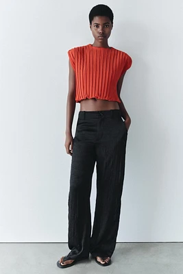 PLEATED BALLOON TOP