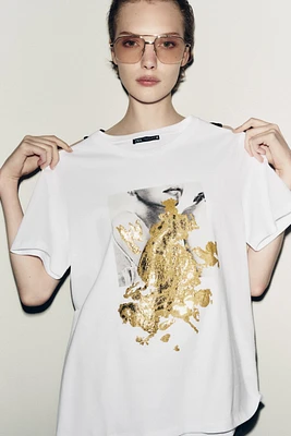 METALLIC T-SHIRT