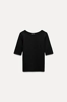 BOATNECK T-SHIRT