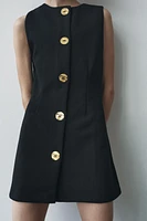 SHORT DRESS WITH BUTTONS