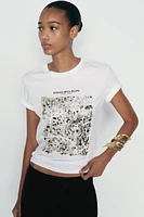 METALLIC T-SHIRT