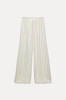 PALAZZO PANTS WITH STRIPES