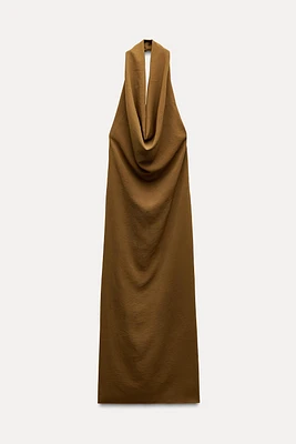 FLOWY DRAPED DRESS