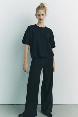 SOFT FEEL RIBBED PANTS