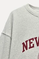 “NEW YORK” VARSITY SWEATSHIRT