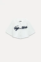 “NEW YORK” BASEBALL T-SHIRT