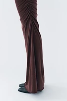 DRAPED LONG DRESS