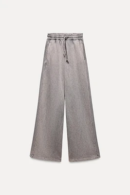 WASHED EFFECT JOGGER PANTS