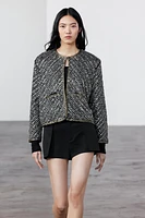 BEADED SEQUIN JACKET