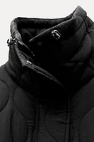 ZW COLLECTION QUILTED WATER REPELLENT JACKET