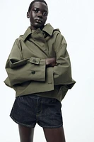 SHORT HOODED TRENCH ZW COLLECTION