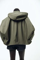 SHORT HOODED TRENCH ZW COLLECTION