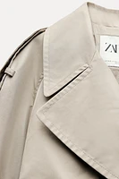 SHORT TRENCH COAT ZW COLLECTION