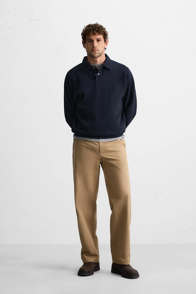 INTERLOCK TEXTURED POLO