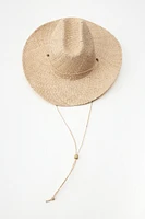 RAFFIA COWBOY HAT