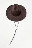 RAFFIA COWBOY HAT