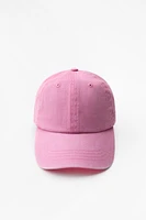 WASHED EFFECT TWILL CAP