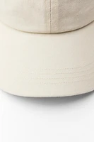 WASHED EFFECT TWILL CAP