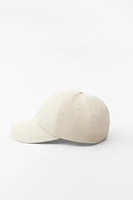 WASHED EFFECT TWILL CAP