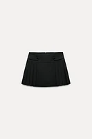 PLEATED SKORT