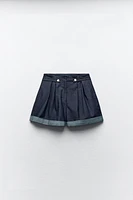 Z1975 PAPERBAG WAIST BELT LOOP SHORTS