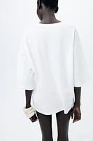 OVERSIZED COTTON T-SHIRT