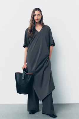 HEAVY COTTON TUNIC DRESS