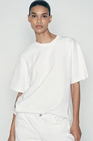 WASHED EFFECT OVERSIZED T-SHIRT