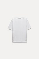 WASHED EFFECT OVERSIZED T-SHIRT